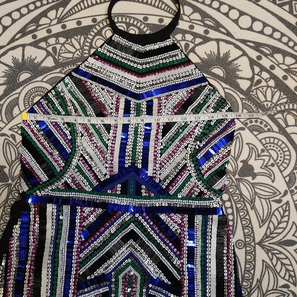 NBD x Naven Twins Involved Beaded Dress Size M - Picture 13 of 16